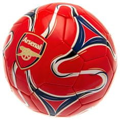 FotbalFans Fotbalový míč Arsenal FC, červený, znak klubu, velikost 1