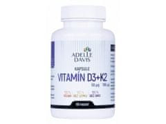 Adelle Davis , Vitamín D3+K2, 60 kapslí