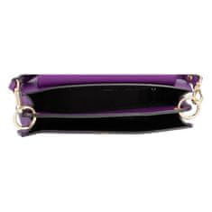 Delami Vera Pelle Luxusní kožená kabelka April, fialová
