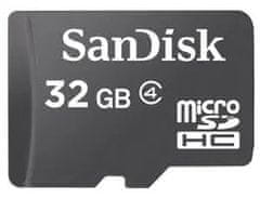 SanDisk Sandisk/micro SDHC/32GB/18MBps/Class 4/+ Adaptér/Černá