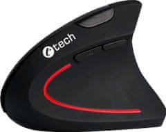 C-Tech Myš C-TECH VEM-09C, vertikální, 6 tlačítek, 1,5m,