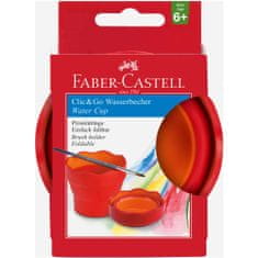 Faber-Castell Pohár na vodu Klik červený