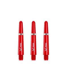XQMax Darts Násadky Solid Colour with Logo - short - red