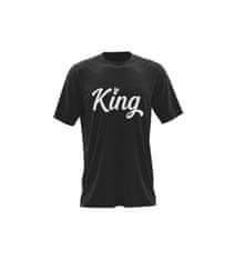 Happy Glano Pánské triko King - černá Pánská velikost: L