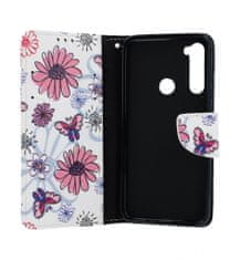 TopQ Pouzdro Xiaomi Redmi Note 8T knížkové Flowers 46865