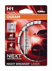 Osram OSRAM H1 12V 55W P14,5s NIGHT BREAKER LASER plus 150procent více světla 1ks 64150NL-01B
