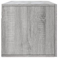 Vidaxl Nástěnná skříňka šedá sonoma 100x36,5x35 cm kompozitní dřevo