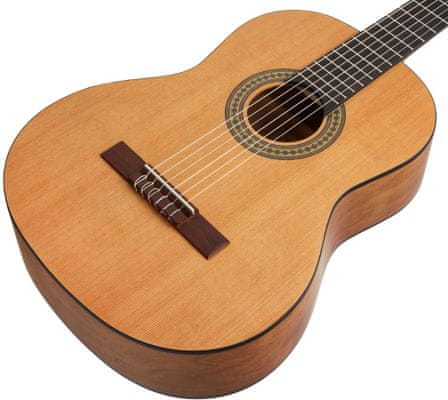 krásná klasická kytara Ortega RSTC5M classical typ kytary skvělá pro začátečníky krásná povrchová úprava pohodlné hraní