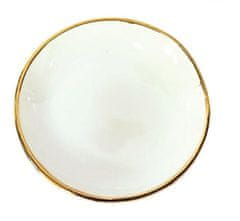 Intesi Keramický talíř Uman 8 cm bílý