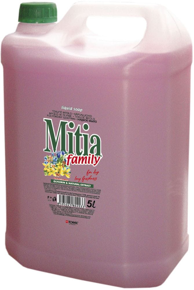 Mitia Family Tekuté mýdlo Jarní květy, 5 l