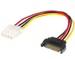 Akasa kabel SATA redukce napájení na 4pin Molex, 15cm, 2ks v balení