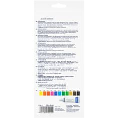 Faber-Castell Akrylové barvy v tubě set 12 barevné