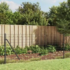 Vidaxl Drátěný plot antracitový 0,8 x 25 m pozinkovaná ocel
