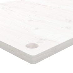 shumee Deska psacího stolu bílá 100 x 60 x 2,5 cm masivní borové dřevo