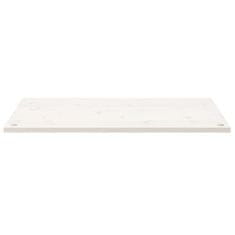 shumee Deska psacího stolu bílá 100 x 50 x 2,5 cm masivní borové dřevo