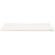shumee Deska psacího stolu bílá 110 x 55 x 2,5 cm masivní borové dřevo