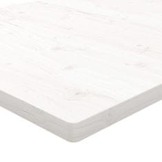 shumee Deska psacího stolu bílá 110 x 60 x 2,5 cm masivní borové dřevo