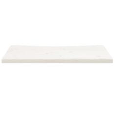 Vidaxl Deska psacího stolu bílá 80 x 40 x 2,5 cm masivní borové dřevo