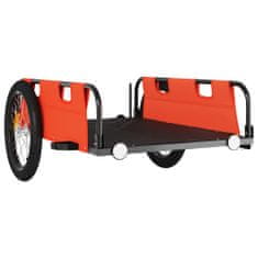 shumee Přívěsný vozík na kolo oranžový oxfordská tkanina a železo