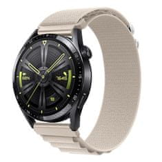 BStrap Nylon Loop řemínek na Samsung Galaxy Watch Active 2 40/44mm, starlight