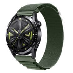 BStrap Nylon Loop řemínek na Samsung Galaxy Watch Active 2 40/44mm, green