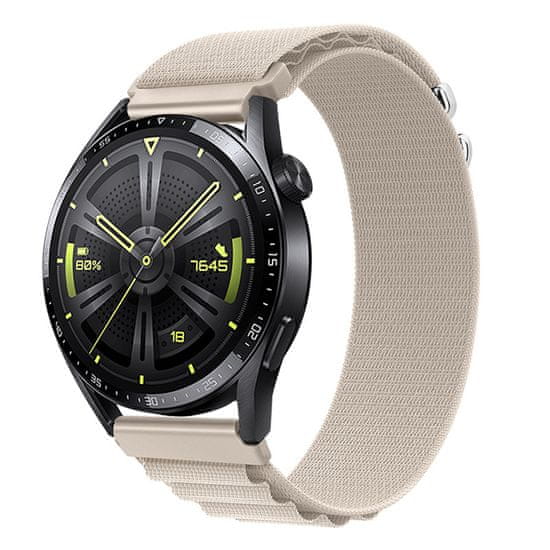BStrap Nylon Loop řemínek na Samsung Galaxy Watch 42mm, starlight