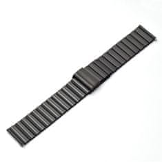 BStrap Steel řemínek na Huawei Watch GT/GT2 46mm, black