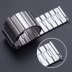 BStrap Steel řemínek na Samsung Galaxy Watch Active 2 40/44mm, silver