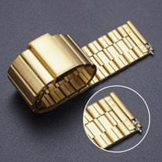 BStrap Steel řemínek na Samsung Galaxy Watch Active 2 40/44mm, gold