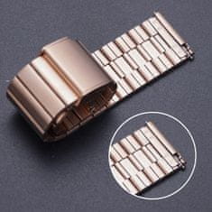 BStrap Steel řemínek na Samsung Galaxy Watch Active 2 40/44mm, rose gold
