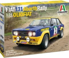 Italeri FIAT 131 Abarth Rally OLIO FIAT, Model Kit auto 3667, 1/24