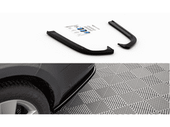 Maxton Design boční difuzory pod zadní nárazník pro Škoda Octavia Mk3 Facelift, černý lesklý plast ABS