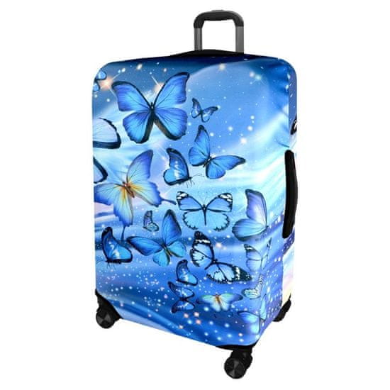 KUFRYPLUS Obal na kufr H306 Motýlí vesmír L