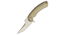 Fox Knives FX-537 SW taktický kapesní nůž 8,5 cm, Stonewash, Micarta, titan