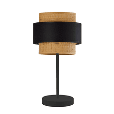 LYSNE.PL Noční lampa v rustikálním stylu, stolní lampa, NICEA BOHO II, , černá