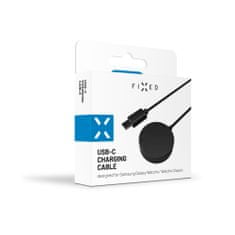 FIXED Nabíjecí USB-C kabel FIXED pro hodinky Samsung Galaxy Watch 3/4/5/6/Active, černý
