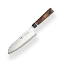 Suncraft Kuchyňský nůž Suncraft SENZO BLACK Santoku 167 mm [BD-04]
