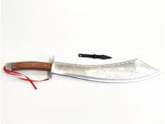 Nerezová mačeta zdobená s pouzdrem, 64 cm T-343