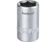 Fortum Hlavice nástrčná 1/4", 10mm, L 25mm