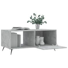 shumee Konferenční stolek betonově šedý 90x50x40 cm kompozitní dřevo