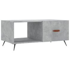shumee Konferenční stolek betonově šedý 90x50x40 cm kompozitní dřevo