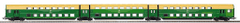PICO Piko dvoupatrový kloubový vlak dgbgq, 3dílný dr iv - 53123