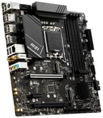 MSI PRO B760M-A WIFI / Intel B760 / LGA1700 / 4x DDR5 / 2x M.2 / 2x HDMI / 2x DP / WiFi / mATX