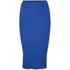 Vero Moda Dámská sukně VMKARIS 10290677 Beaucoup Blue (Velikost XL)