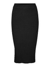 Vero Moda Dámská sukně VMKARIS 10290677 Black (Velikost S)