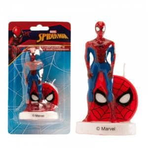 Dekora Dortová figurka Spiderman se svíčkou 9cm -