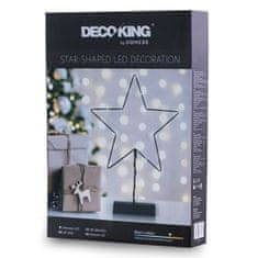 DecoKing LED světelná dekorace LUNA černá