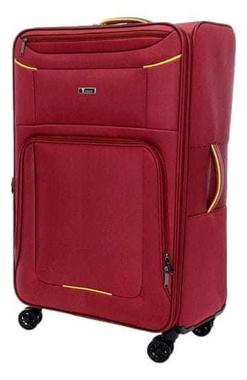 T-class® Velký cestovní kufr 933, vínová, XL