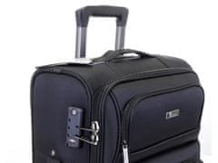 T-class® Palubní cestovní kufr 932, černá, M