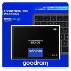 GoodRam SSD 1TB CX400 SATA III interní disk 2.5" GEN2, Solid State Drive